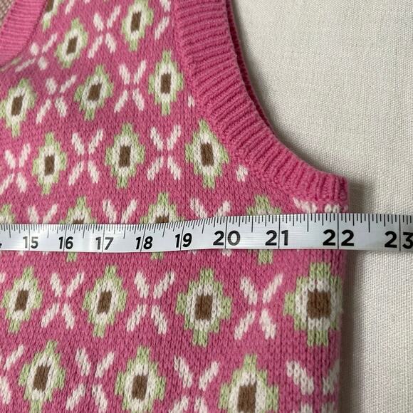 Aritzia Sunday Best Sun Deh Preston Merino Wool Blend V-Neck Vest Size XL - Picture 5 of 8